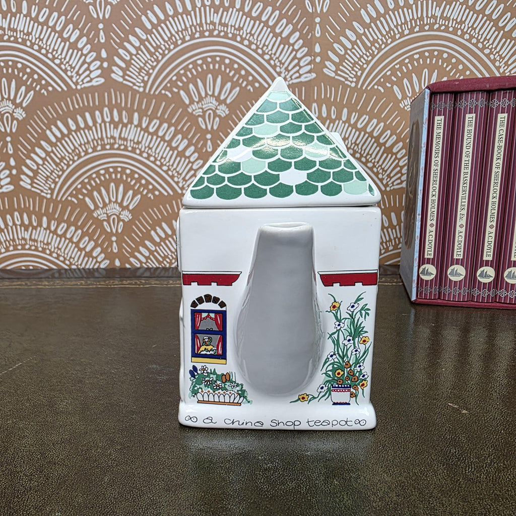 Wade England China Shop Cottage Teapot English Life Series Hand Painted Ceramic Collectors Piece