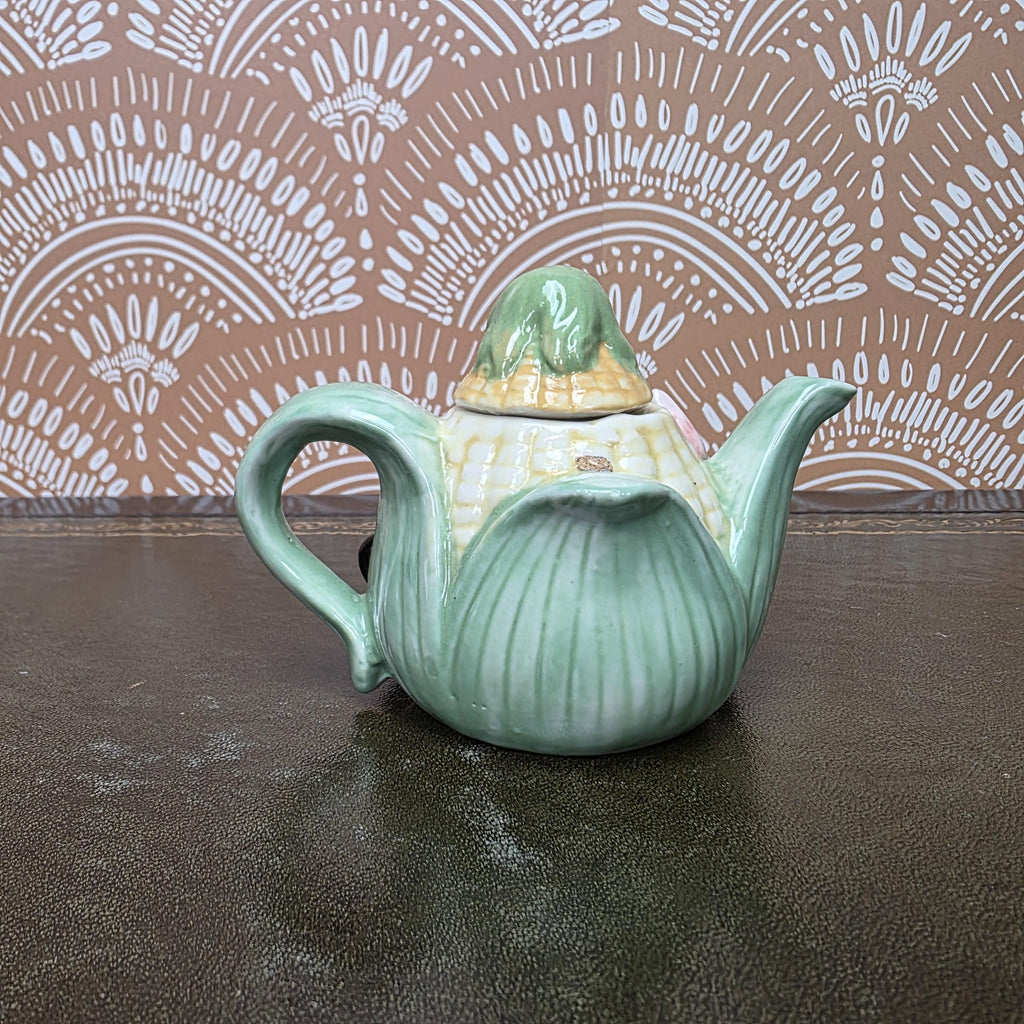 Ceramic Teapot Miniature Kitchen Design Collectors Piece Novelty Pottery Sewing Machine Cottage Corn Variants