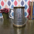 Vintage English Pewter Tankard Mug Engraved Still Sporty At Forty 2002 Gift Barware Collectible