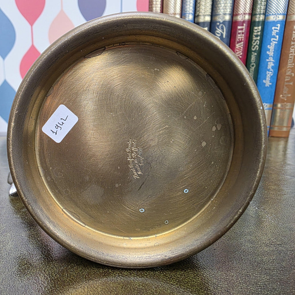 Vintage Engraved Pewter Tankard Mug Ornate Handle Greg Thank You Gift 1995 Barware Collectible