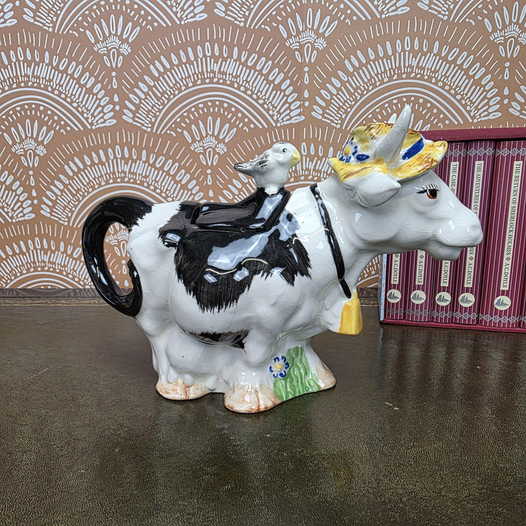 Price Kensington Cow Teapot Vintage English Ceramic Novelty Farmhouse Teapot Collectors Kitchen Decor