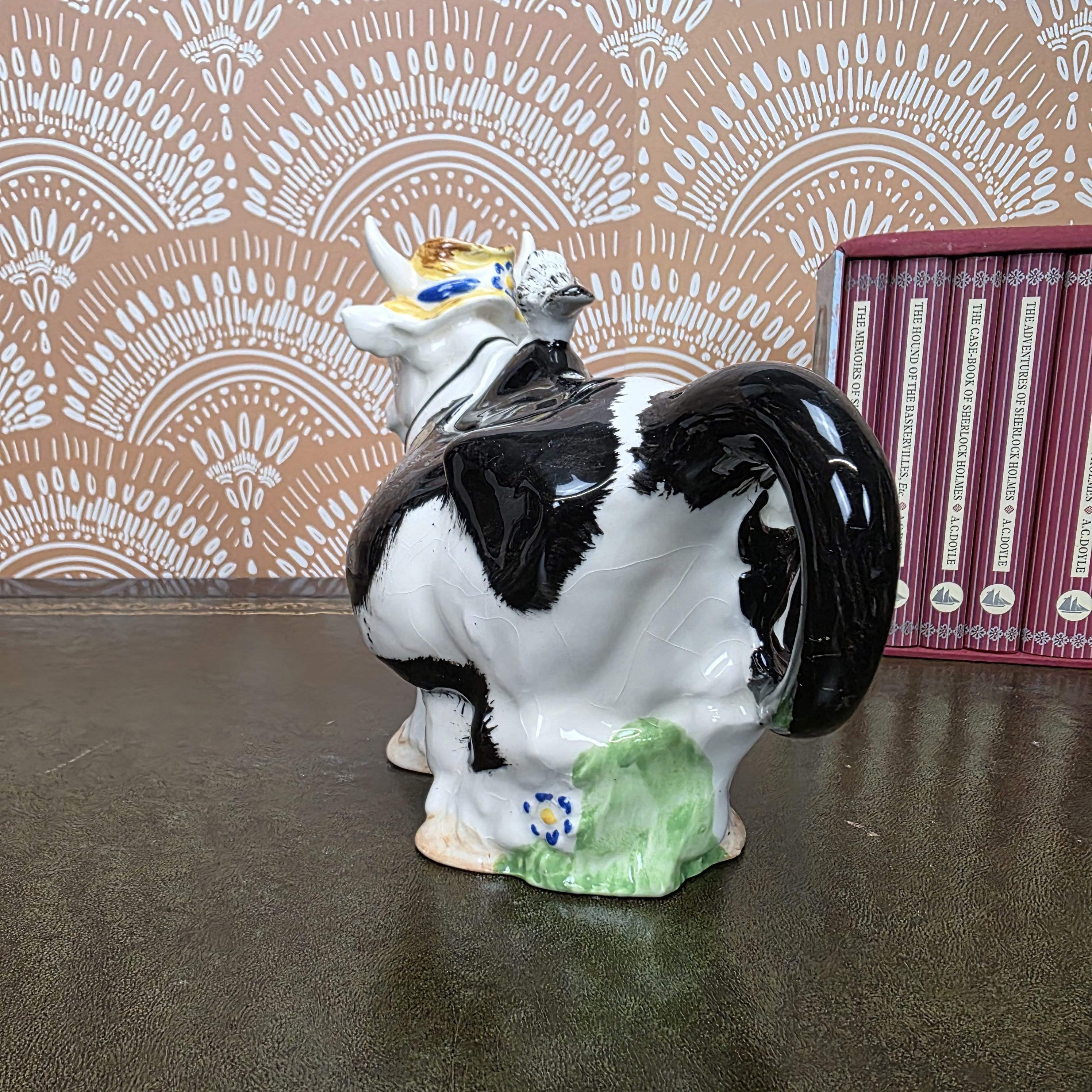 Price Kensington Cow Teapot Vintage English Ceramic Novelty Farmhouse Teapot Collectors Kitchen Decor