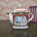 Sadler Romeo Juliet Teapot Vintage Shakespeare Staffordshire England Ceramic Literary Collectible Teapot