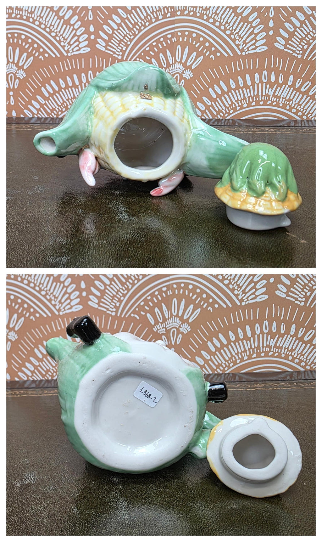 Ceramic Teapot Miniature Kitchen Design Collectors Piece Novelty Pottery Sewing Machine Cottage Corn Variants
