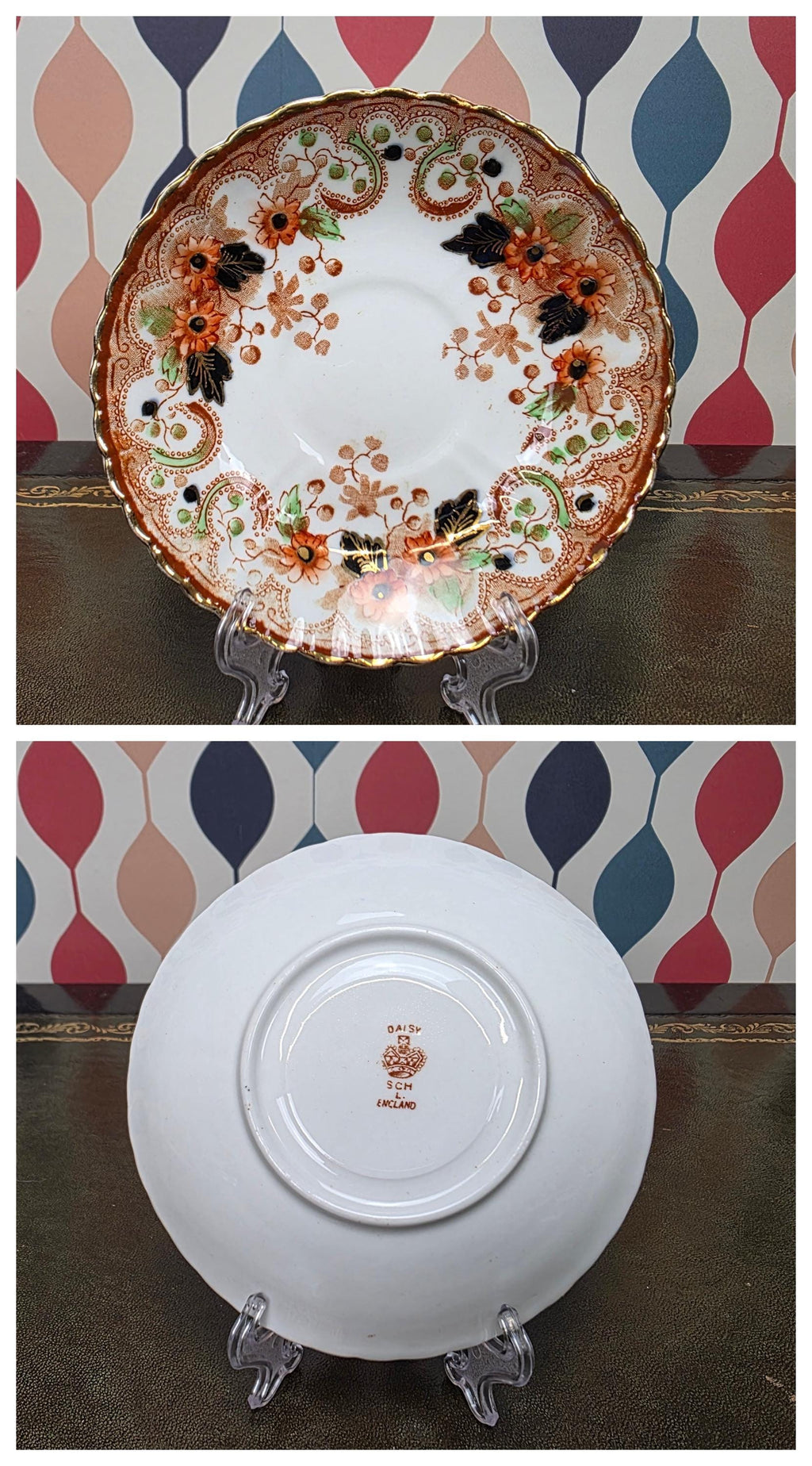 Royal Albert Wellington Daisy Tea Service Pieces, English Bone China, Trio Set, Saucer, Jug, Serving Dish