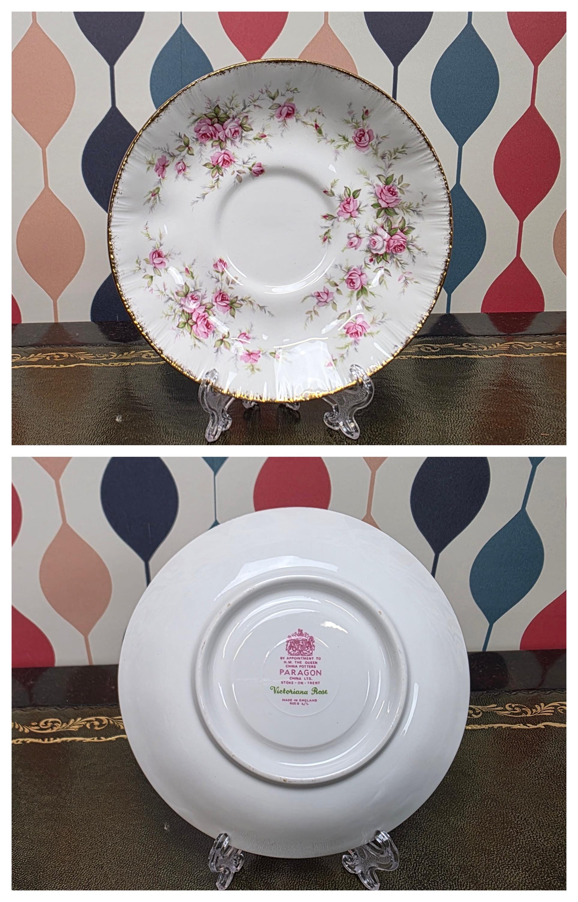 Paragon Victoriana Rose Tea Service Bone China England Replacement Ware Select Individual Item
