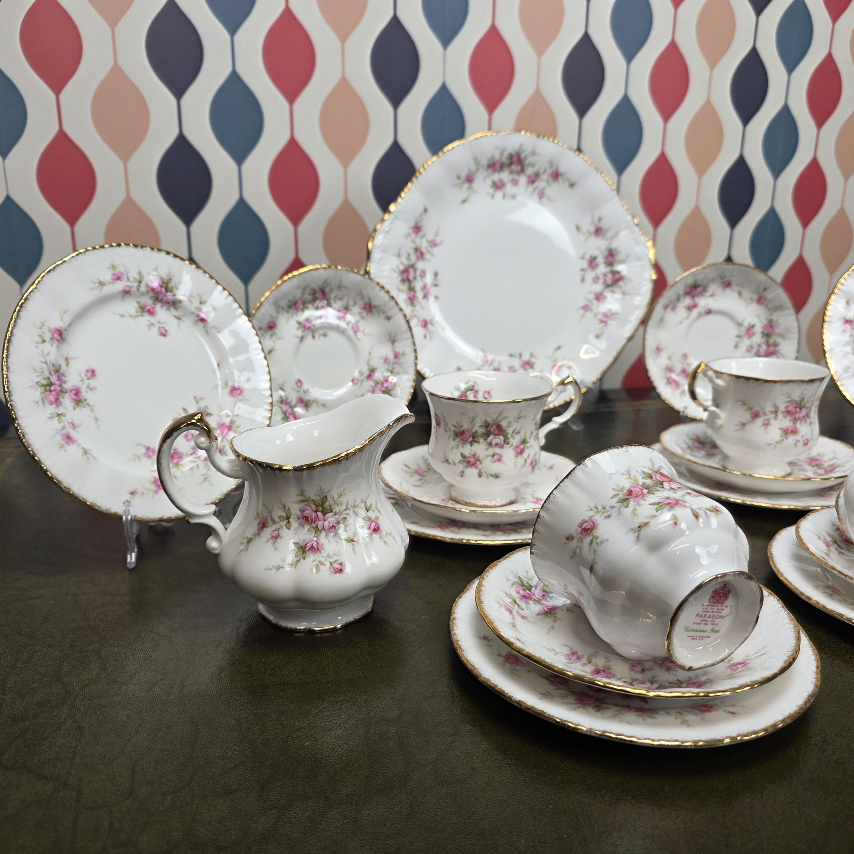 Paragon Victoriana Rose Tea Service Bone China England Replacement Ware Select Individual Item