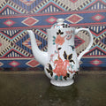 James Kent Eastern Glory Teapot Chinoiserie Coffee Pot Old Foley England Floral Bird Collectible