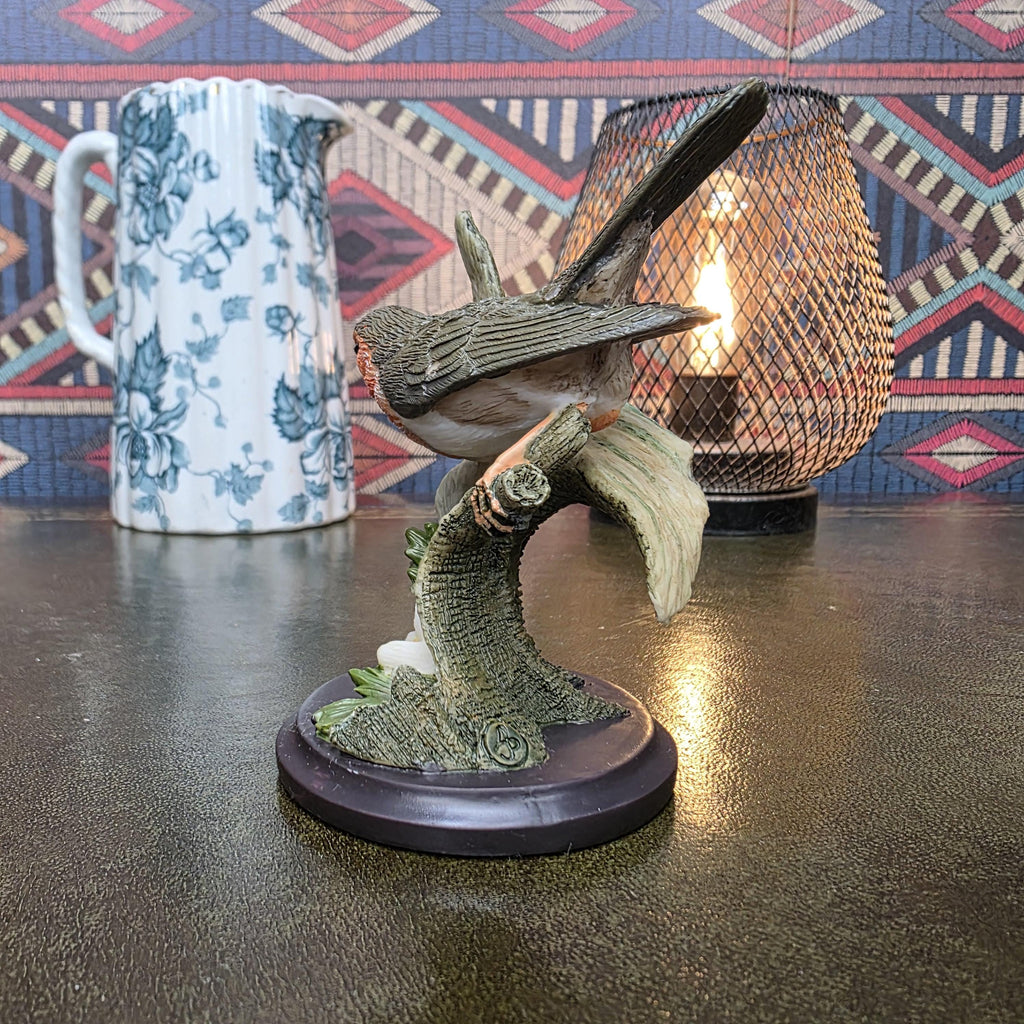 Robin Bird Figurine Reader's Digest 2004 Hand Painted Wildlife Sculpture Andy Pearce Nature Collectible