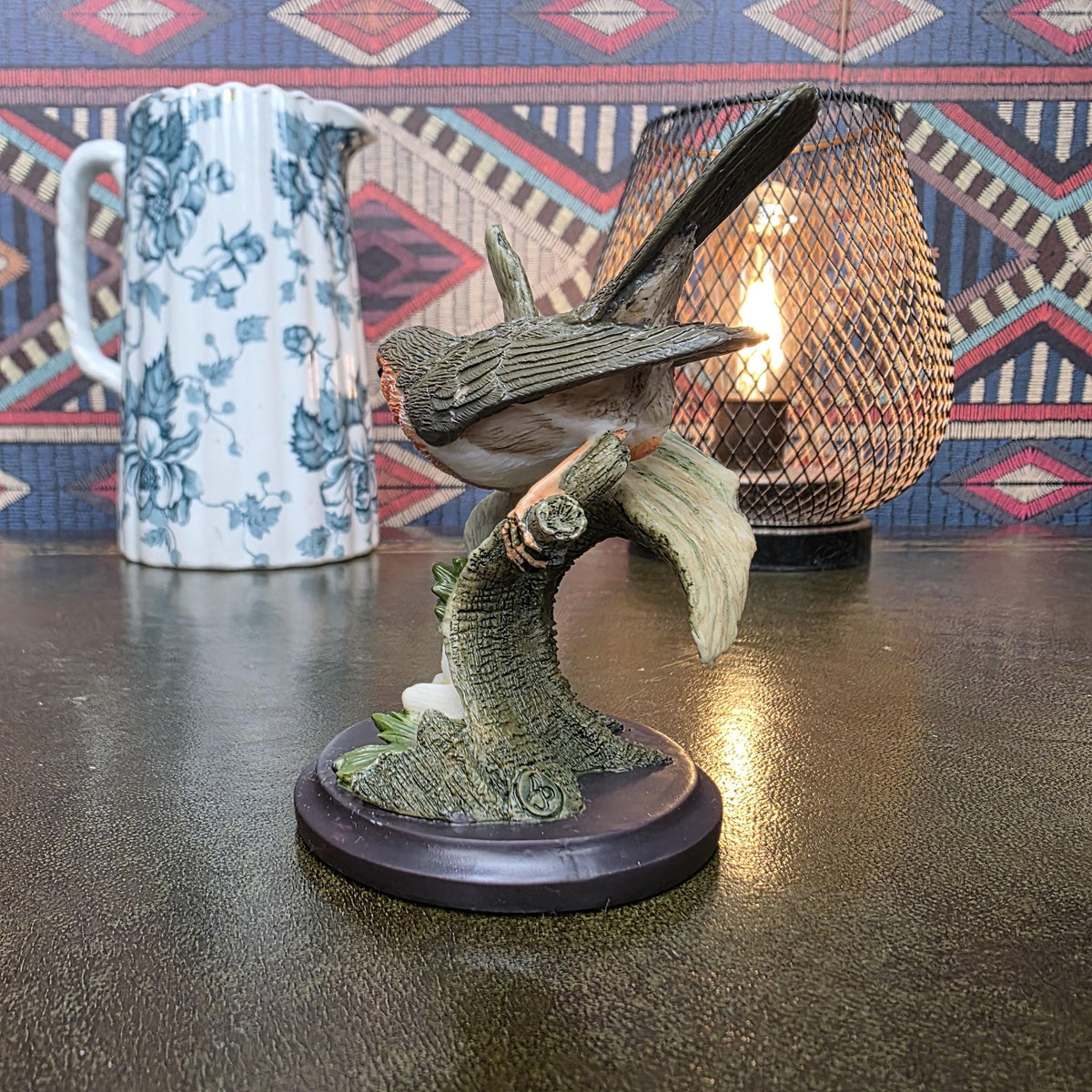 Robin Bird Figurine Reader's Digest 2004 Hand Painted Wildlife Sculpture Andy Pearce Nature Collectible