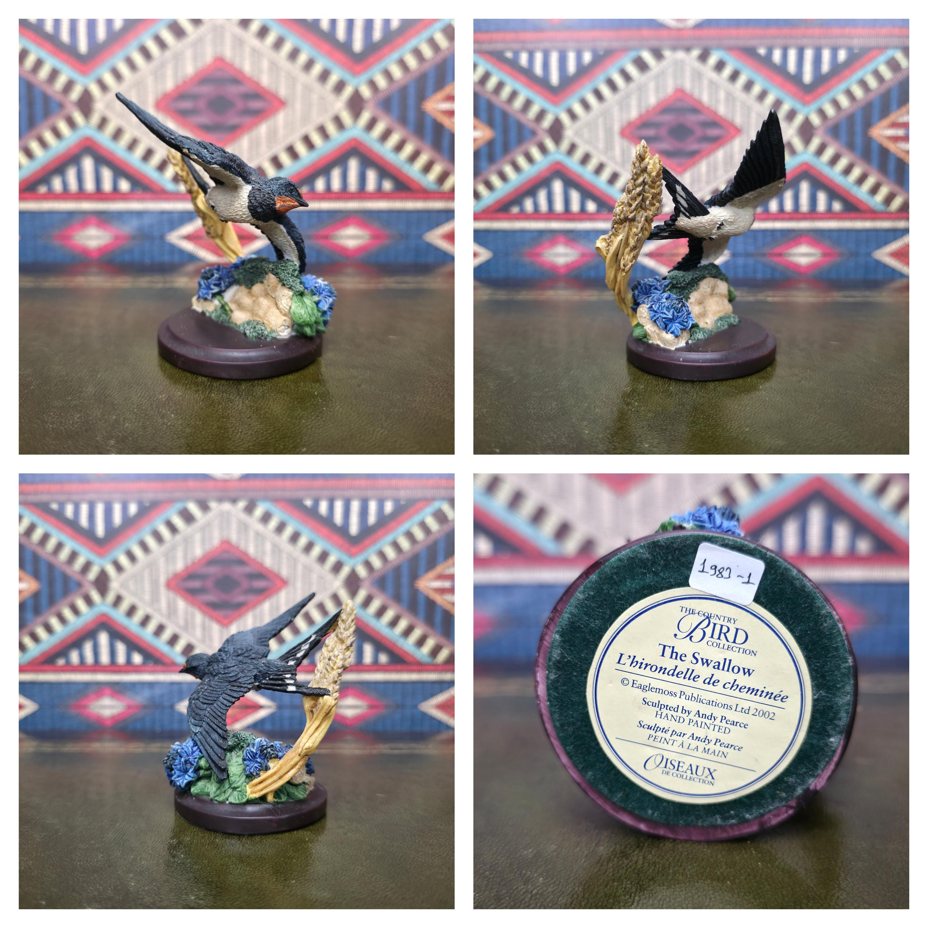 Country Bird Collection Figurine Hand Painted Wildlife Sculpture Andy Pearce Eaglemoss Bird Species Choice