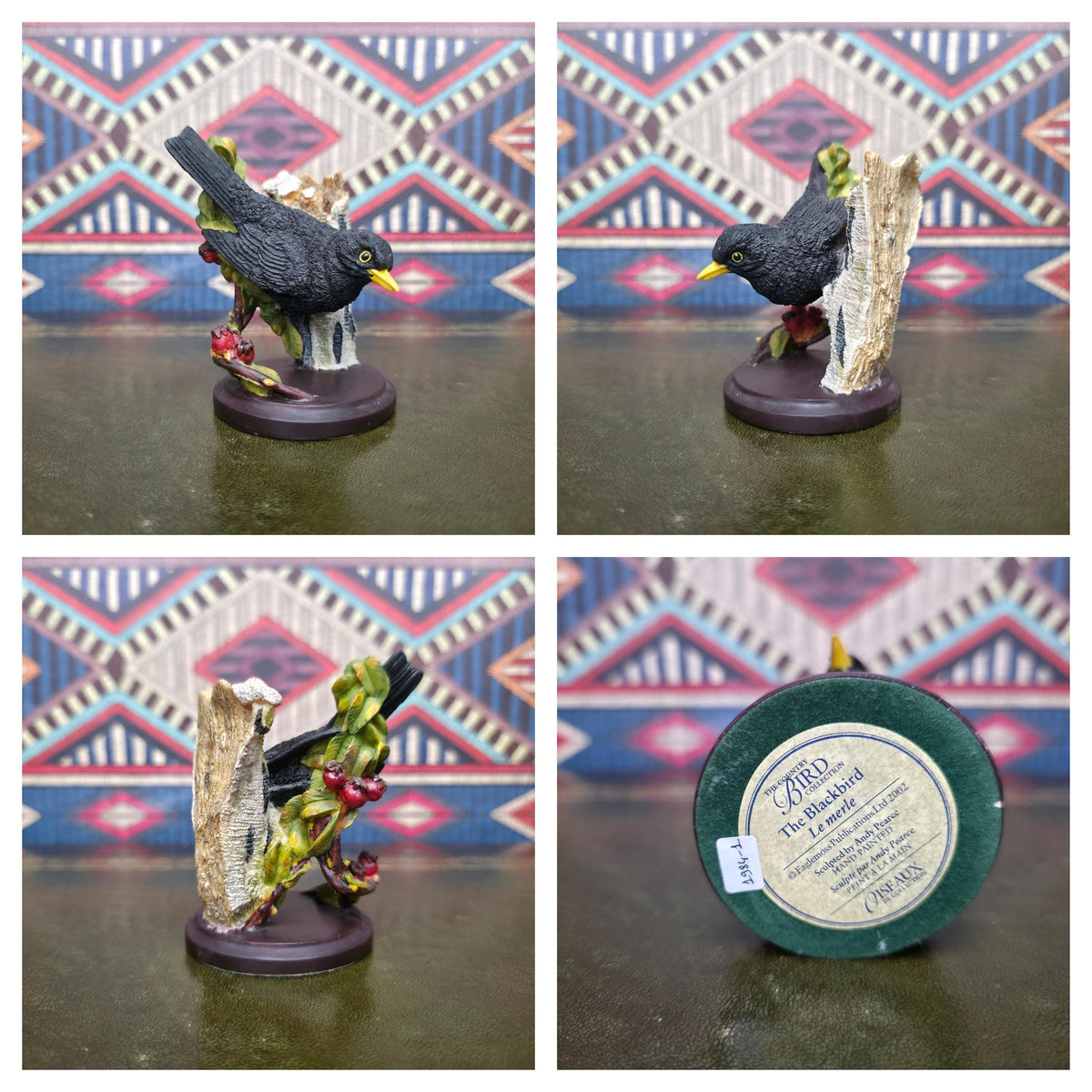 Country Bird Collection Figurines Andy Pearce Eaglemoss 2002 2003 Hand Painted Bird Sculptures Choose