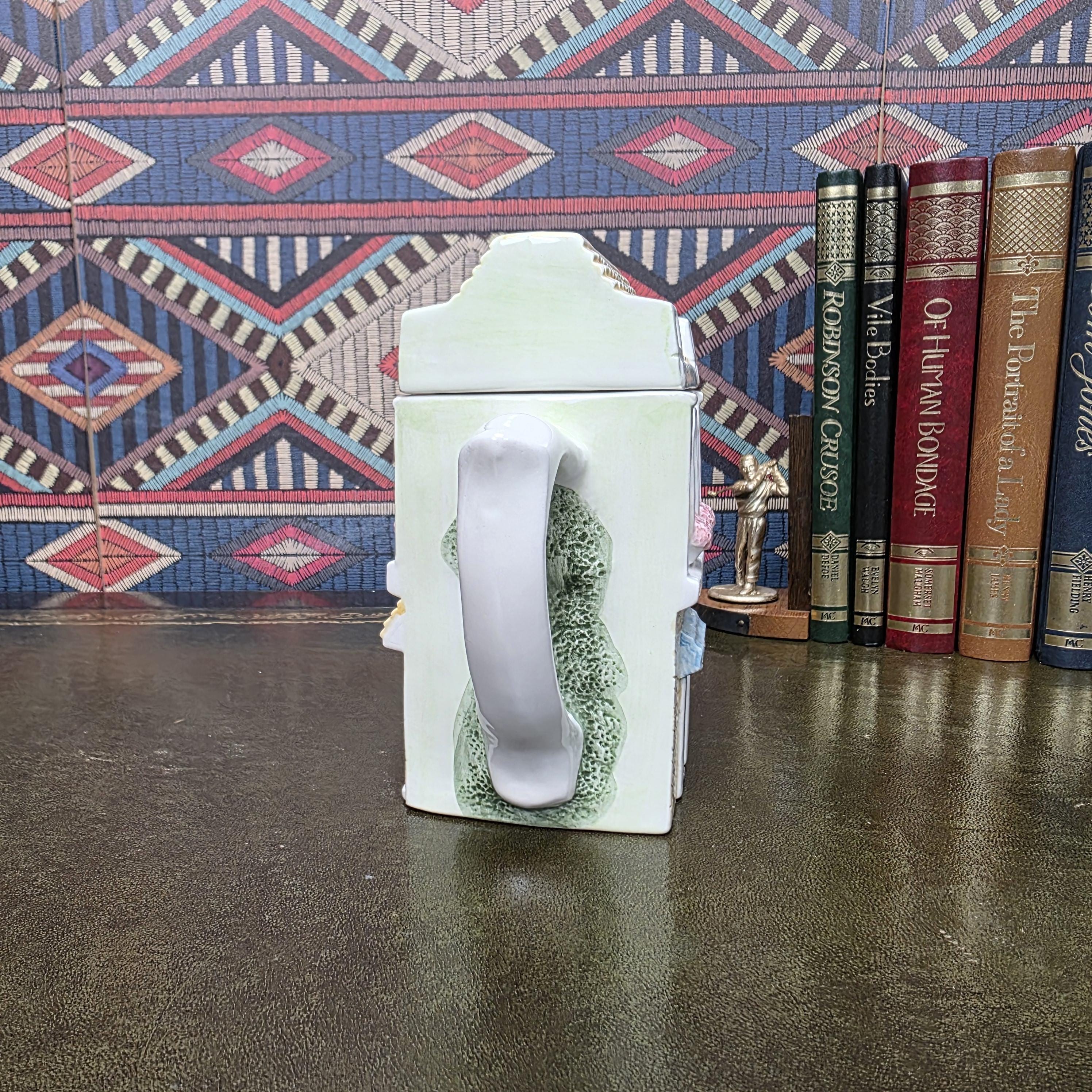 Leonardo Collection Post Office Teapot Ceramic Village House Novelty Tea Pot British Cottage Decor