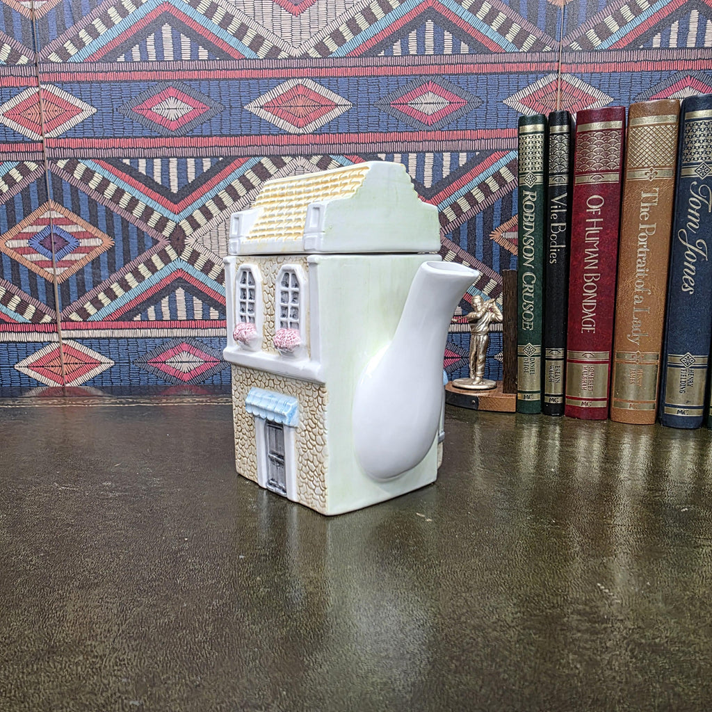 Leonardo Collection Post Office Teapot Ceramic Village House Novelty Tea Pot British Cottage Decor