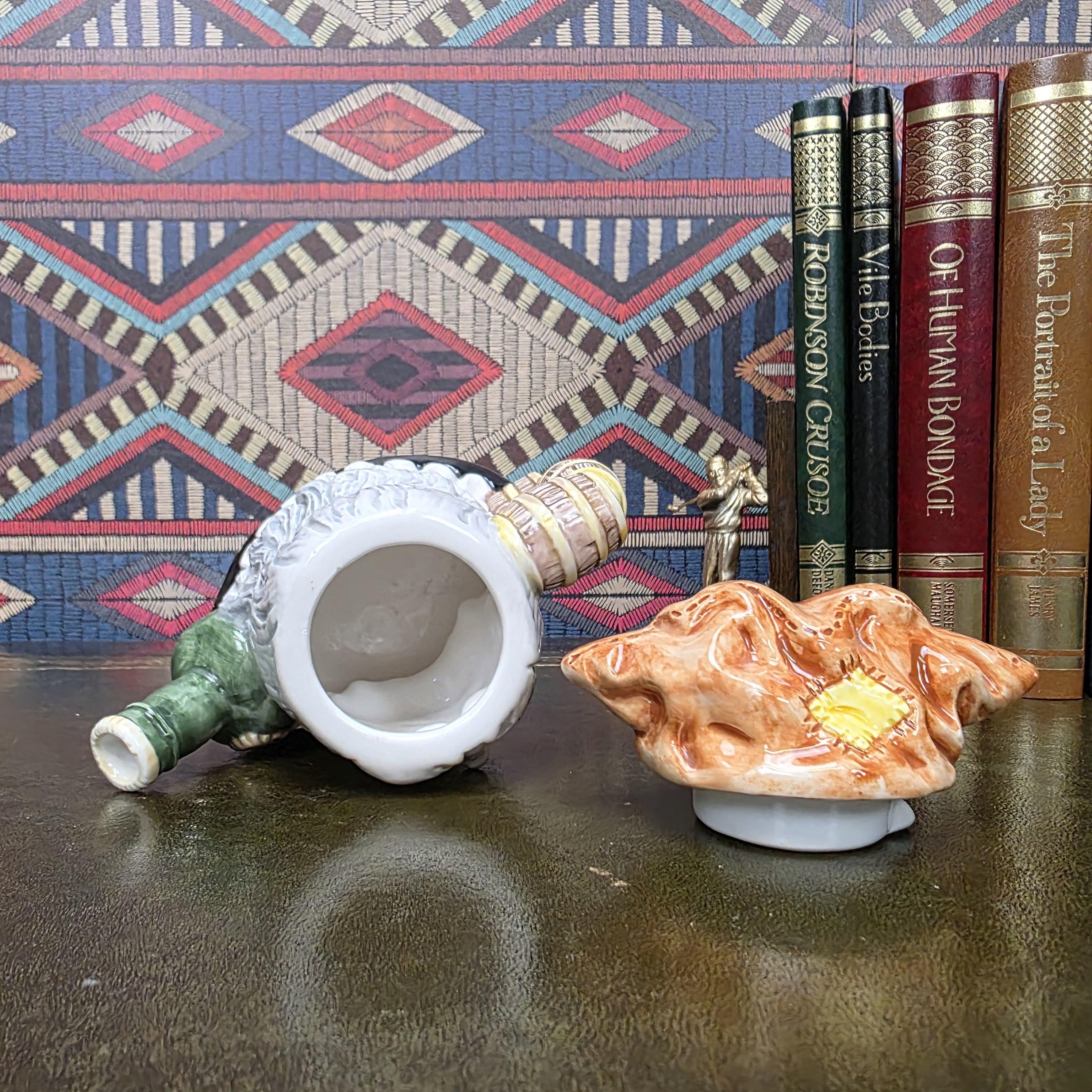 Leonardo Collection Rum Bottle King Teapot Character Ceramic Novelty Tea Pot Tavern Decor