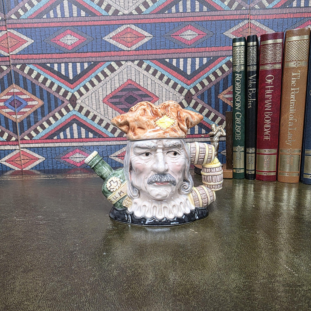 Leonardo Collection Rum Bottle King Teapot Character Ceramic Novelty Tea Pot Tavern Decor