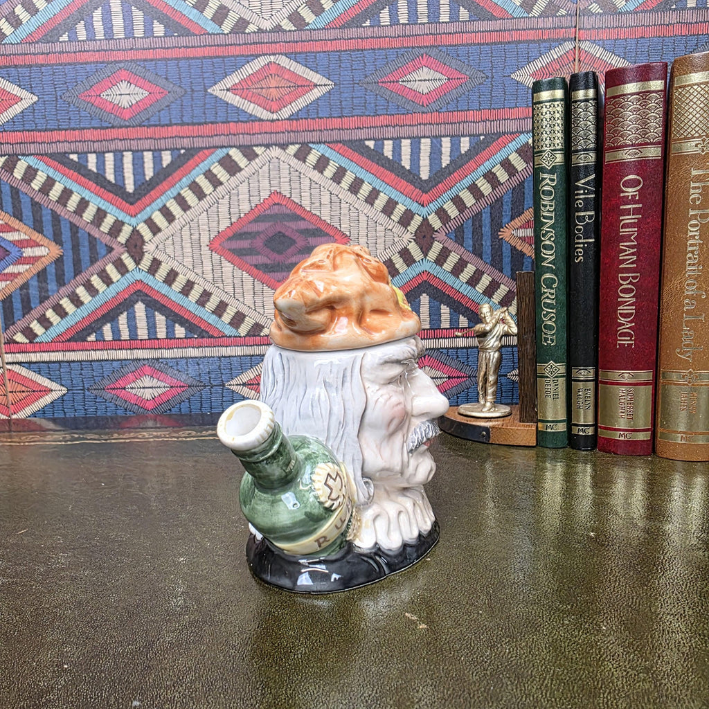 Leonardo Collection Rum Bottle King Teapot Character Ceramic Novelty Tea Pot Tavern Decor