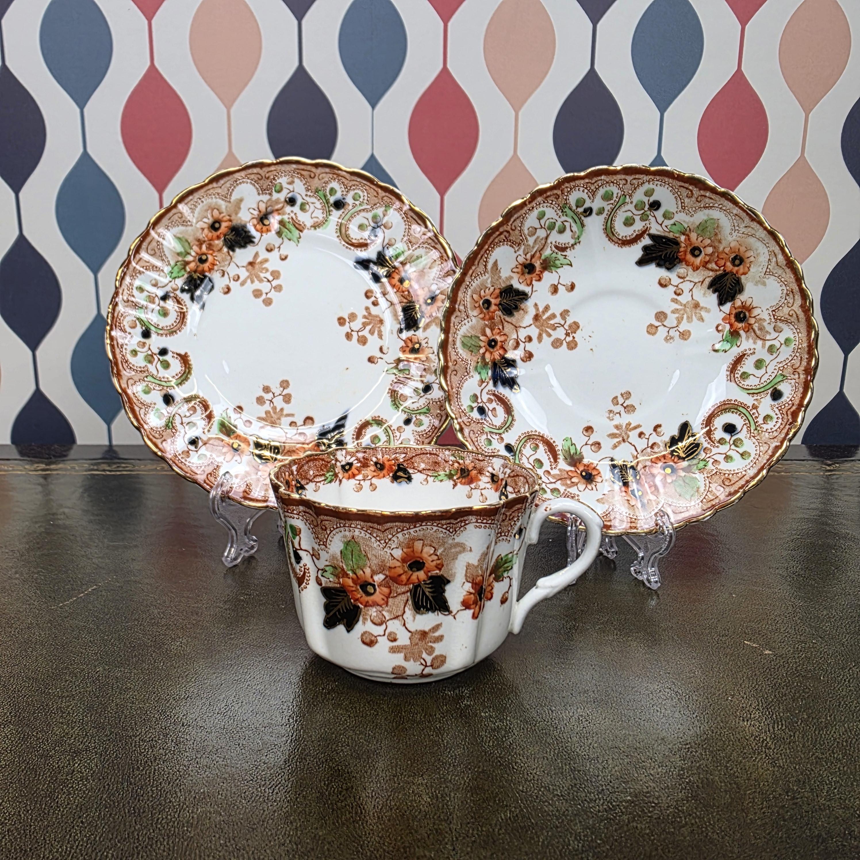 Royal Albert Wellington Daisy Tea Service Pieces, English Bone China, Trio Set, Saucer, Jug, Serving Dish