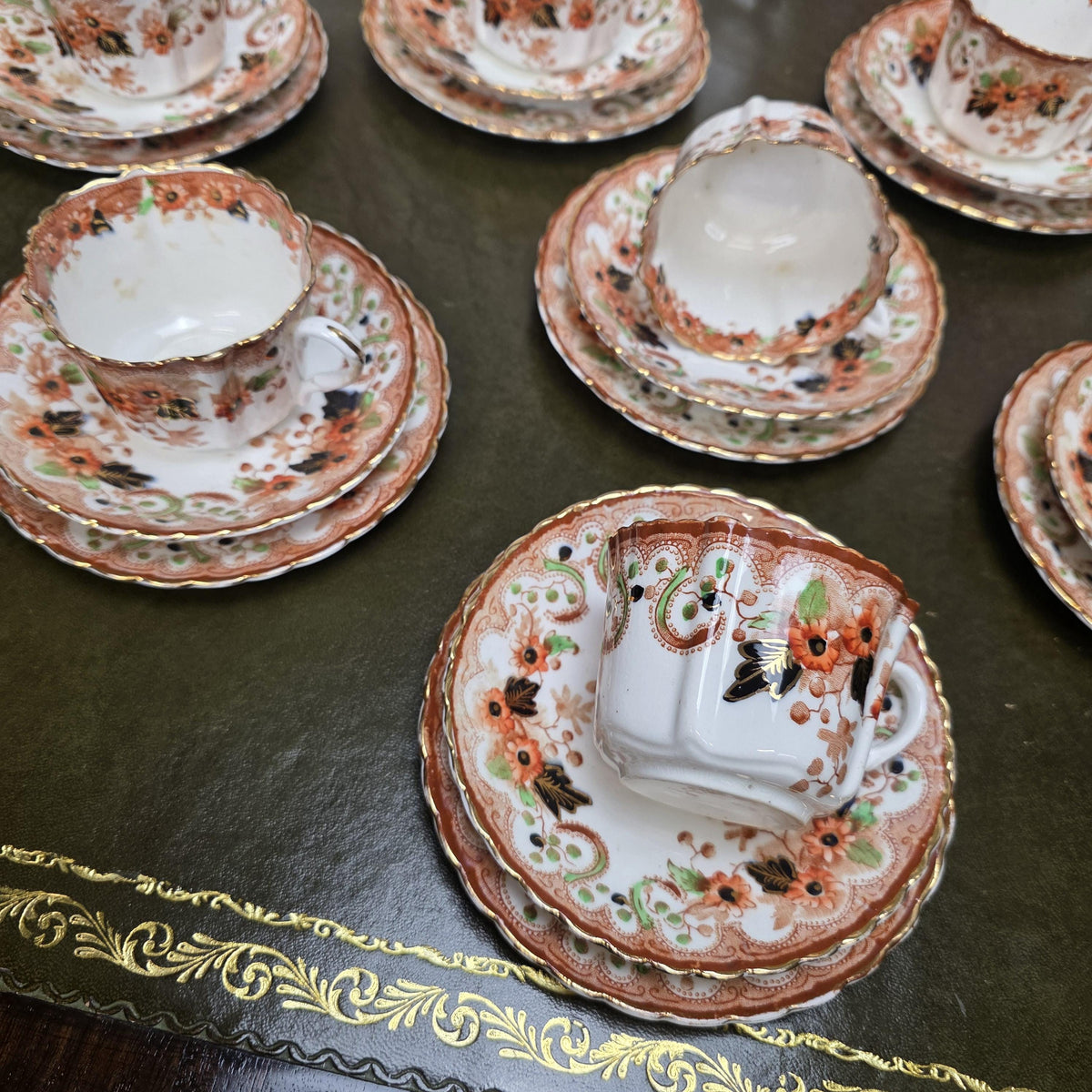 Royal Albert Wellington Daisy Tea Service Pieces, English Bone China, Trio Set, Saucer, Jug, Serving Dish