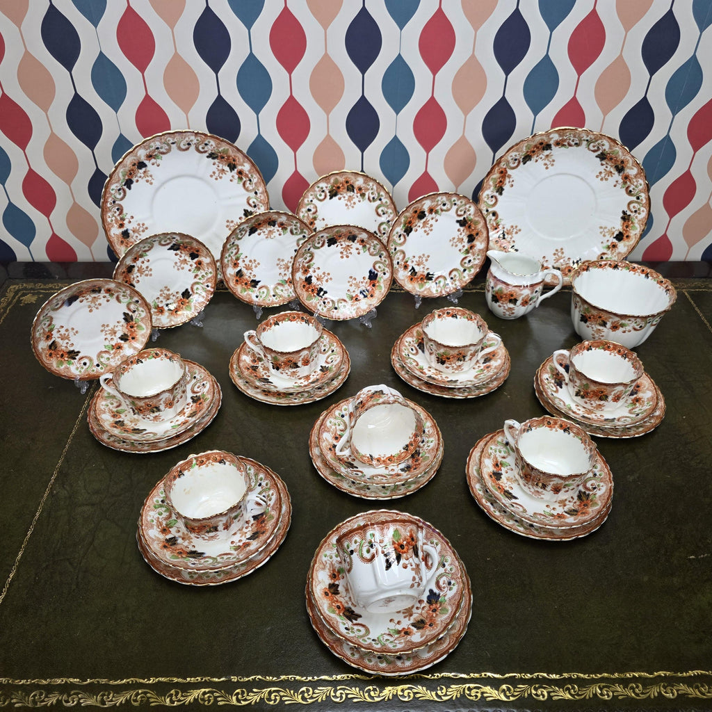 Royal Albert Wellington Daisy Tea Service Pieces, English Bone China, Trio Set, Saucer, Jug, Serving Dish