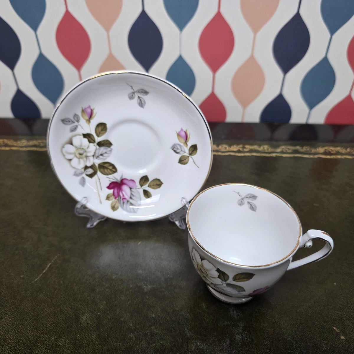 Royal Grafton Daybreak Tea Trio Fine Bone China Floral Cup Saucer Tea Plate Staffordshire