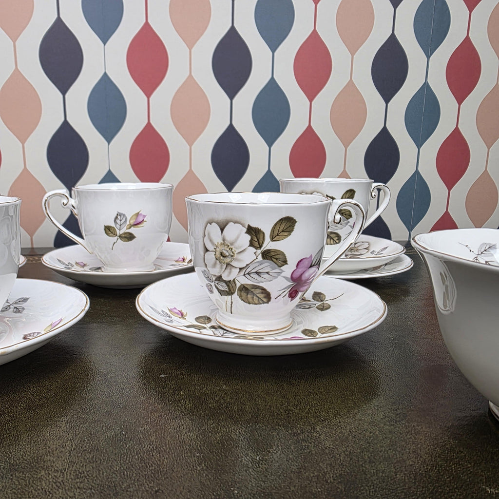 Royal Grafton Daybreak Tea Trio Fine Bone China Floral Cup Saucer Tea Plate Staffordshire