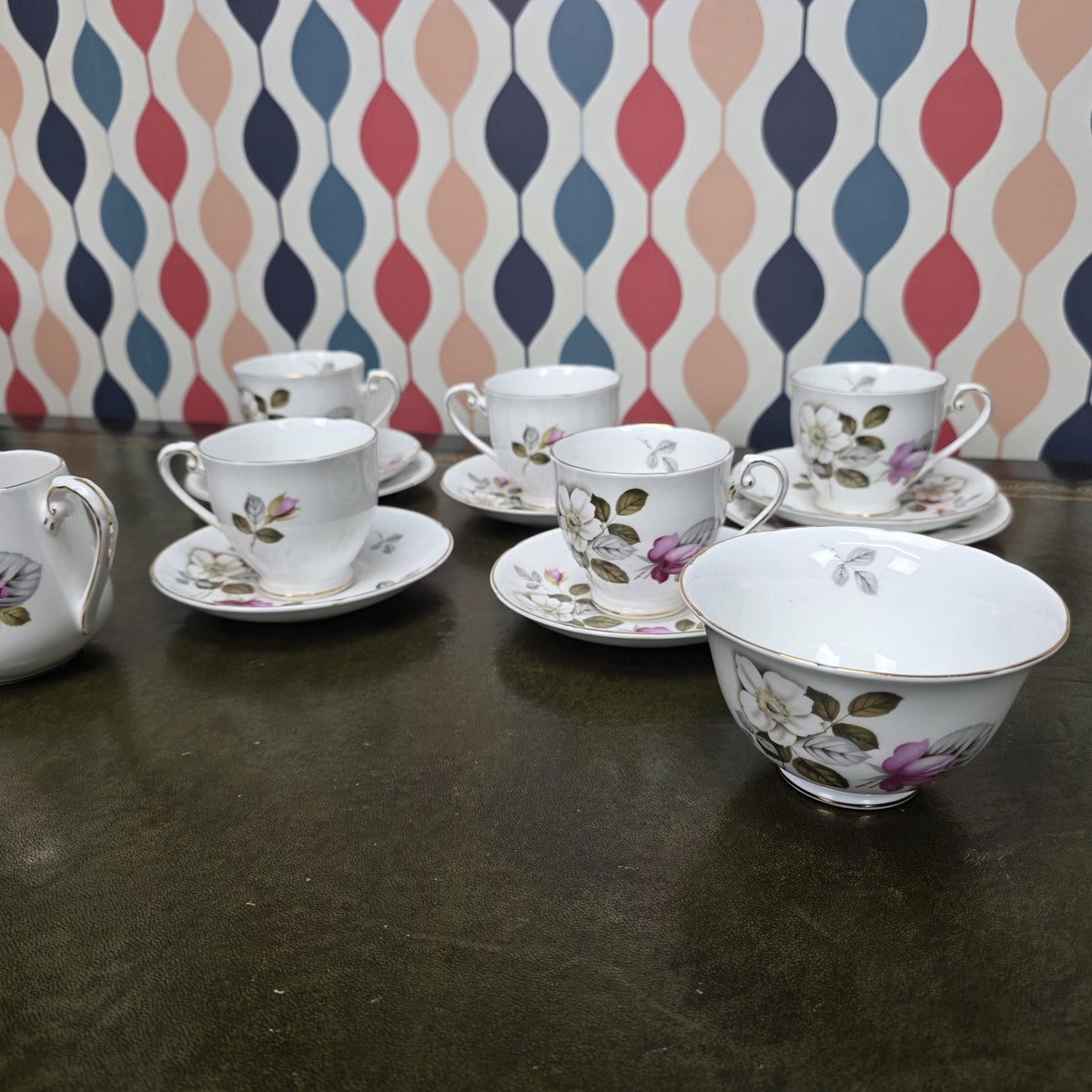 Royal Grafton Daybreak Tea Trio Fine Bone China Floral Cup Saucer Tea Plate Staffordshire