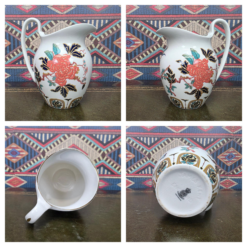 James Kent Eastern Glory Teapot Chinoiserie Coffee Pot Old Foley England Floral Bird Collectible