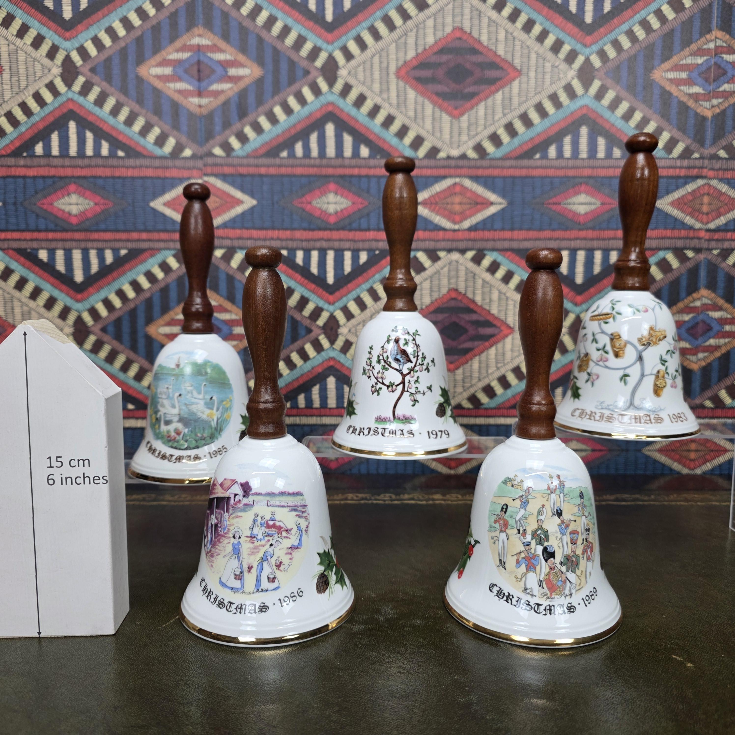 Royal Grafton Christmas Bell 1979 First Edition Twelve Days of Christmas Bone China Collectible