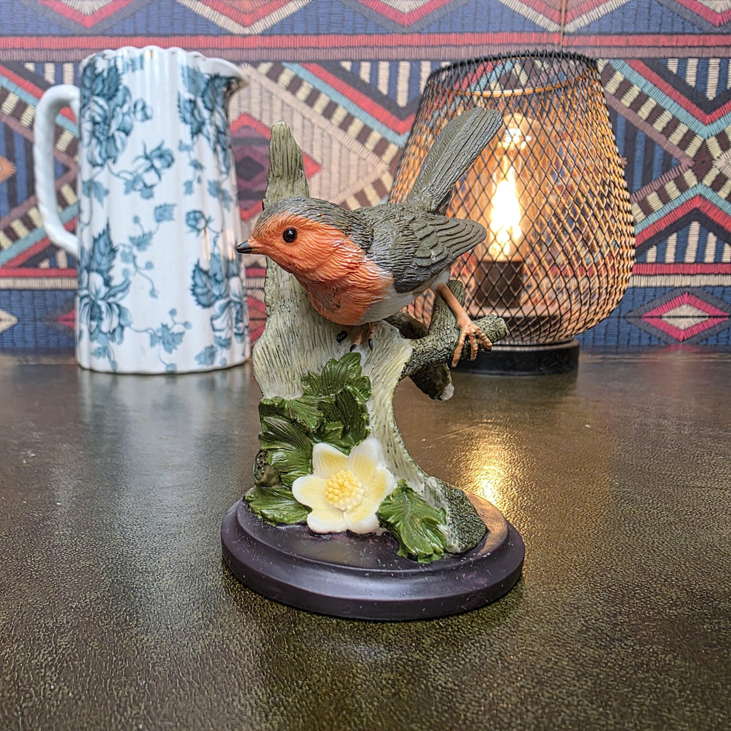 Robin Bird Figurine Reader's Digest 2004 Hand Painted Wildlife Sculpture Andy Pearce Nature Collectible