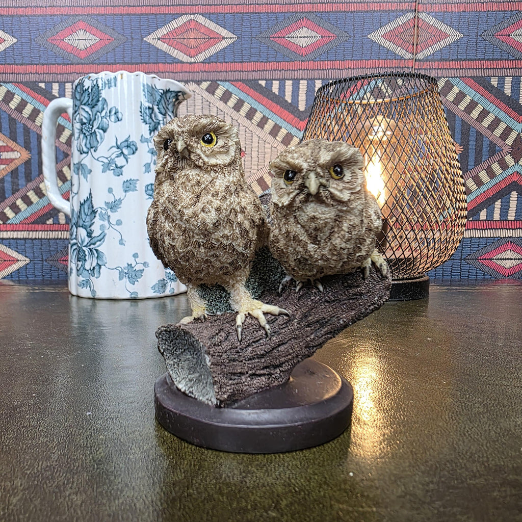 Little Owl Figurine Andy Pearce Hand Painted Wildlife Sculpture Eaglemoss 2002 Country Bird Collection