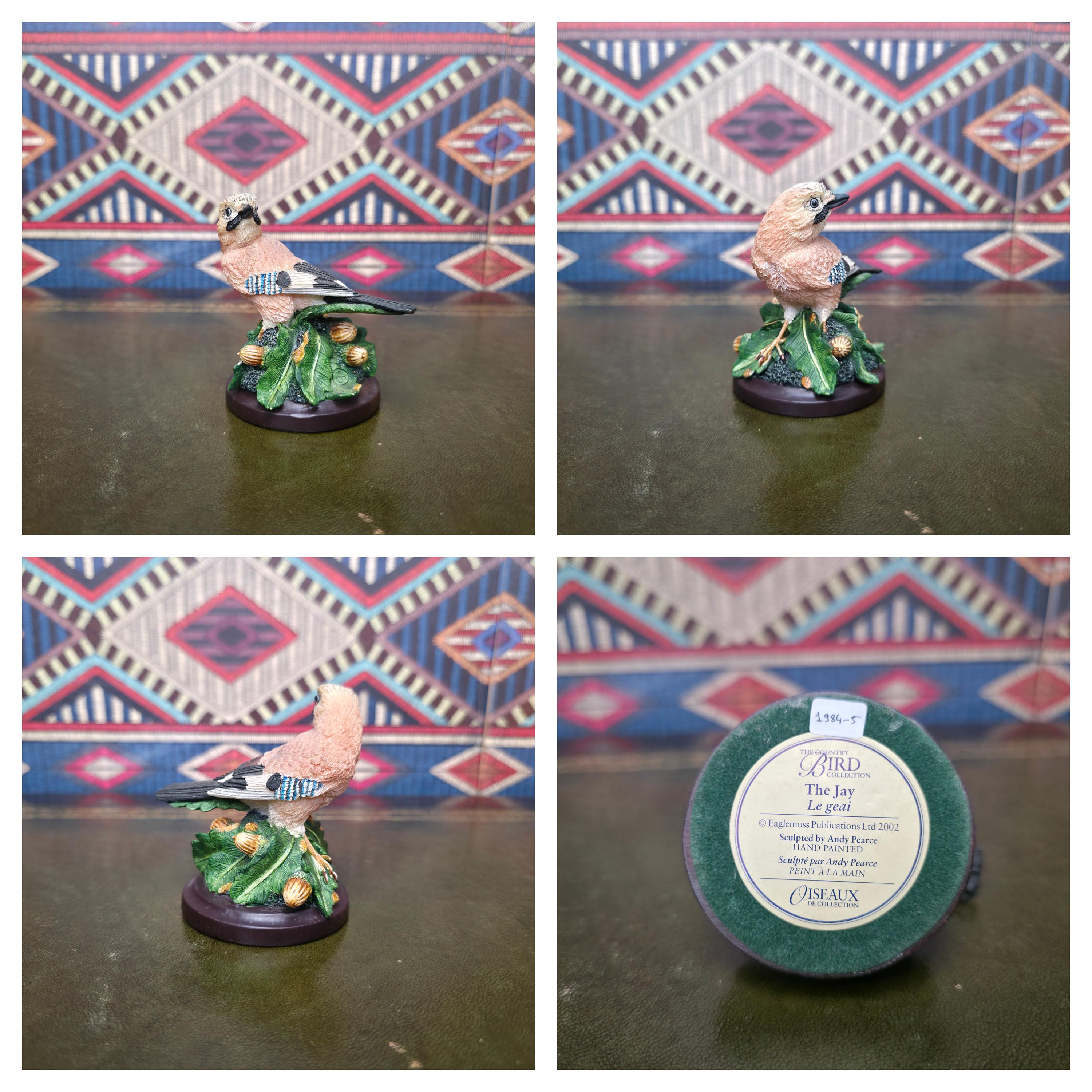 Country Bird Collection Figurines Andy Pearce Eaglemoss 2002 2003 Hand Painted Bird Sculptures Choose