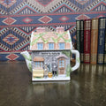 Leonardo Collection Cottage House Teapot Crown and Anchor Pub Ceramic Novelty Tea Pot English