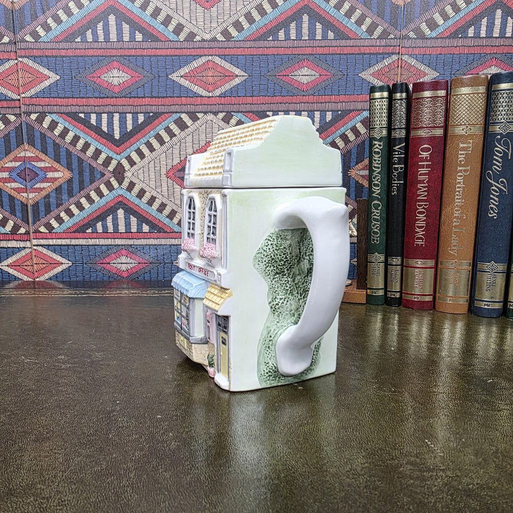 Leonardo Collection Post Office Teapot Ceramic Village House Novelty Tea Pot British Cottage Decor