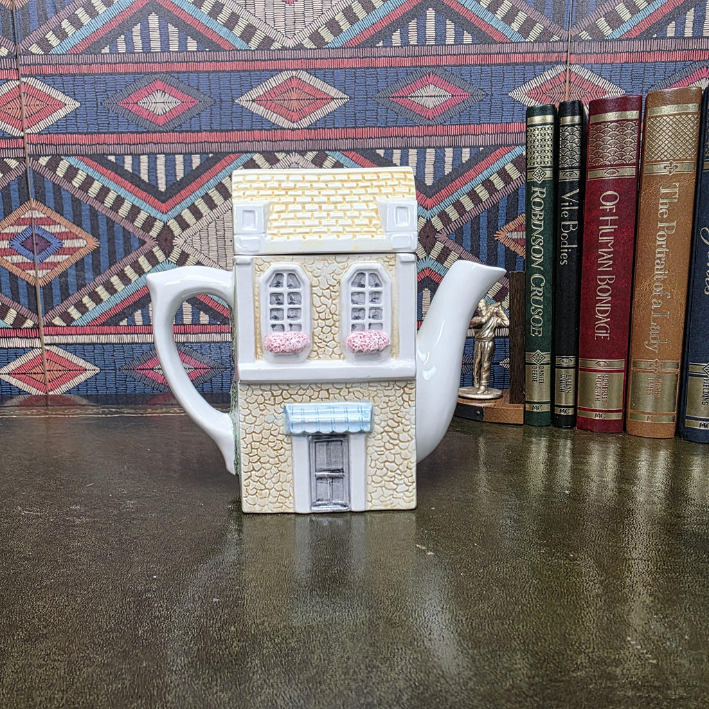 Leonardo Collection Post Office Teapot Ceramic Village House Novelty Tea Pot British Cottage Decor