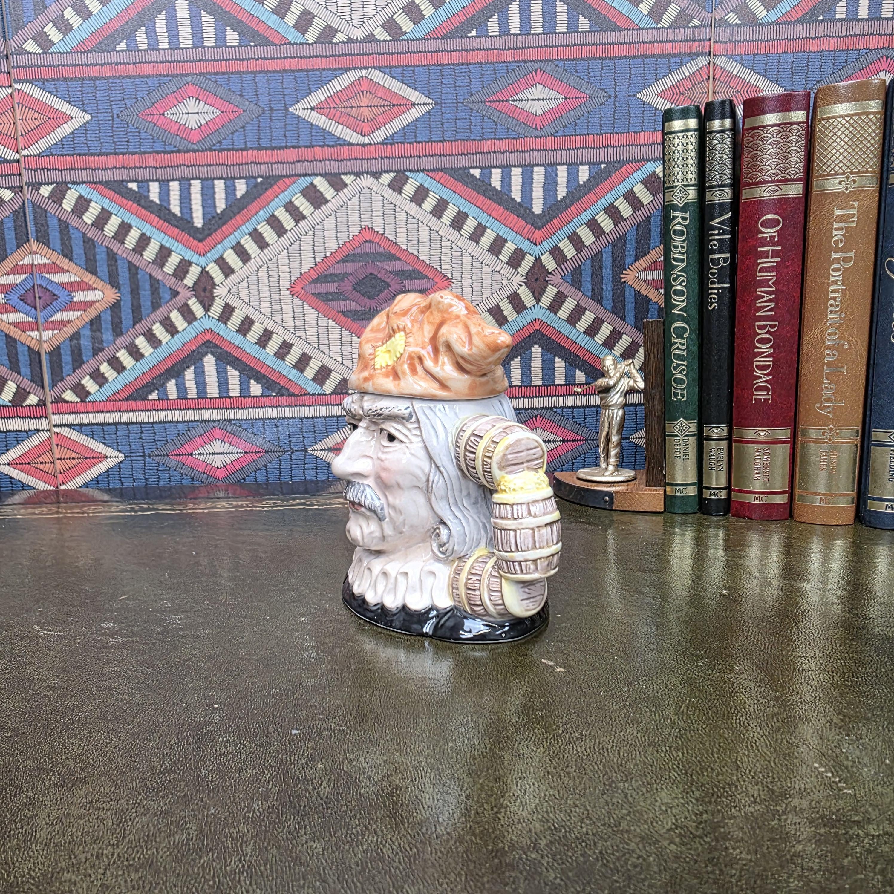 Leonardo Collection Rum Bottle King Teapot Character Ceramic Novelty Tea Pot Tavern Decor
