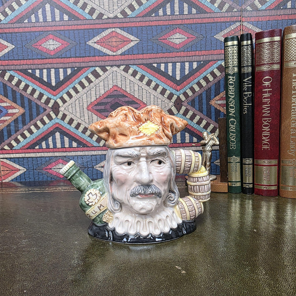 Leonardo Collection Rum Bottle King Teapot Character Ceramic Novelty Tea Pot Tavern Decor