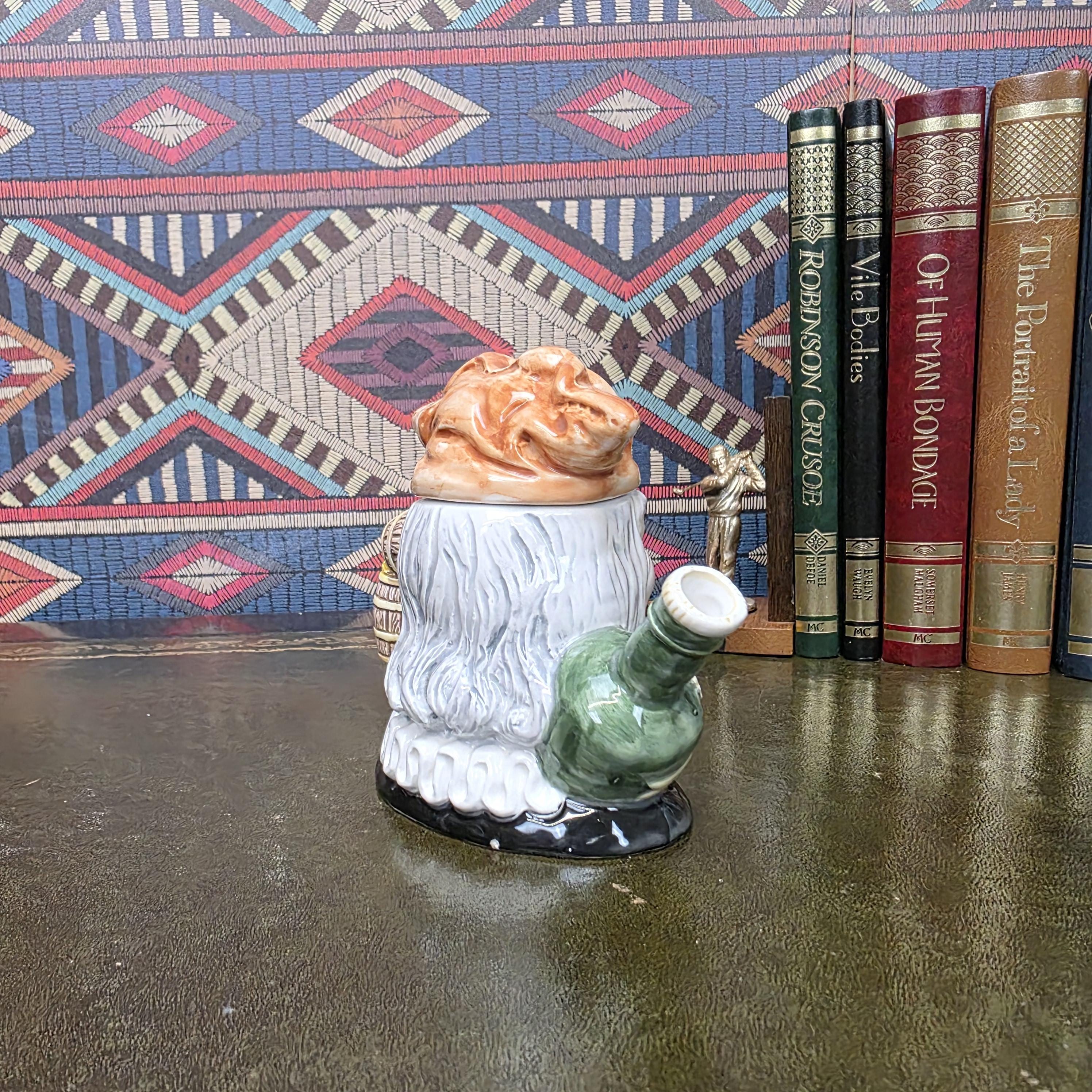 Leonardo Collection Rum Bottle King Teapot Character Ceramic Novelty Tea Pot Tavern Decor