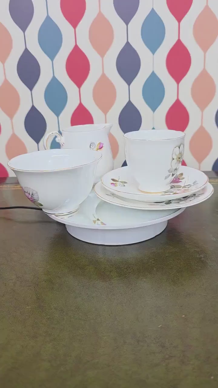 Royal Grafton Daybreak Tea Trio Fine Bone China Floral Cup Saucer Tea Plate Staffordshire