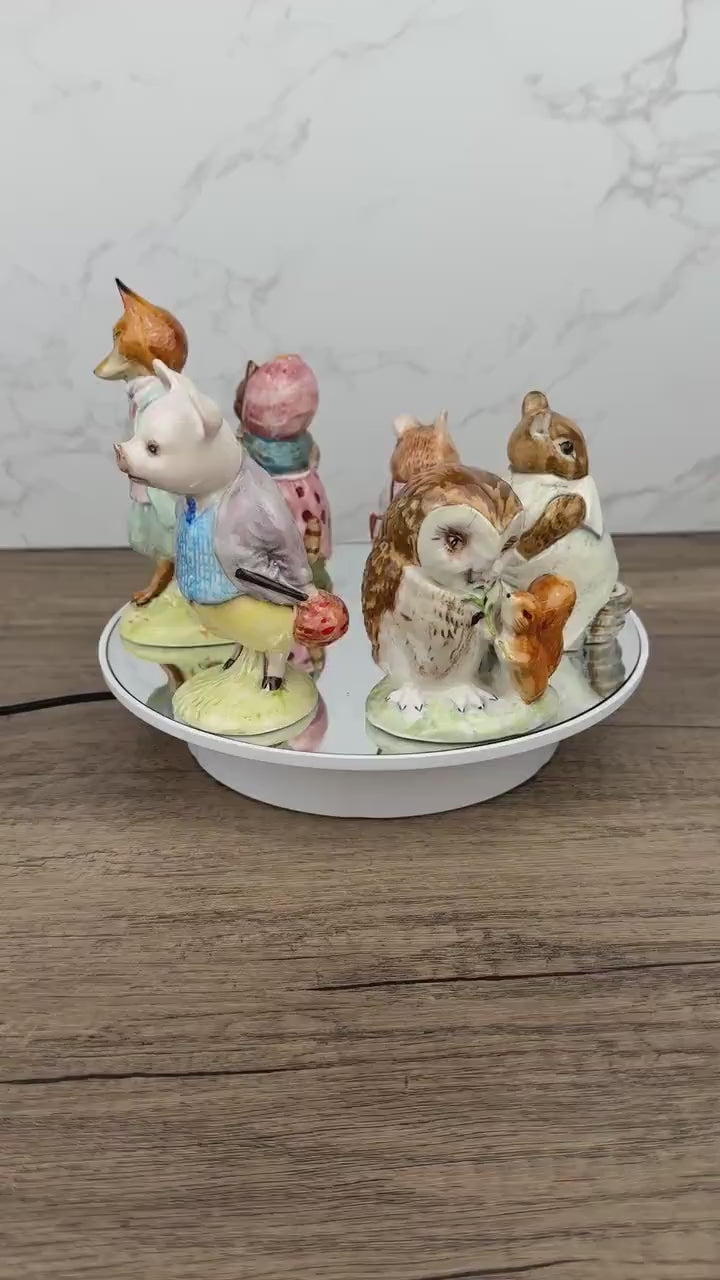 Antique BESWICK Beatrix Potters Porcelain Fairy Tale Figurine, Old