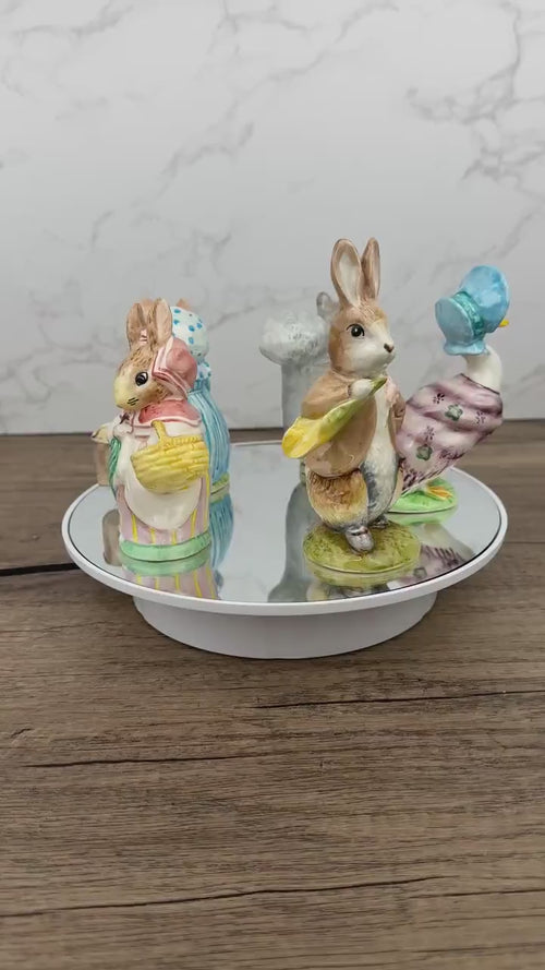 BESWICK Beatrix Potter Jemima Puddleduck Figurine, Vintage Duck Figure, Porcelain Antique Collectors Ornament, Fairy Tale Figure