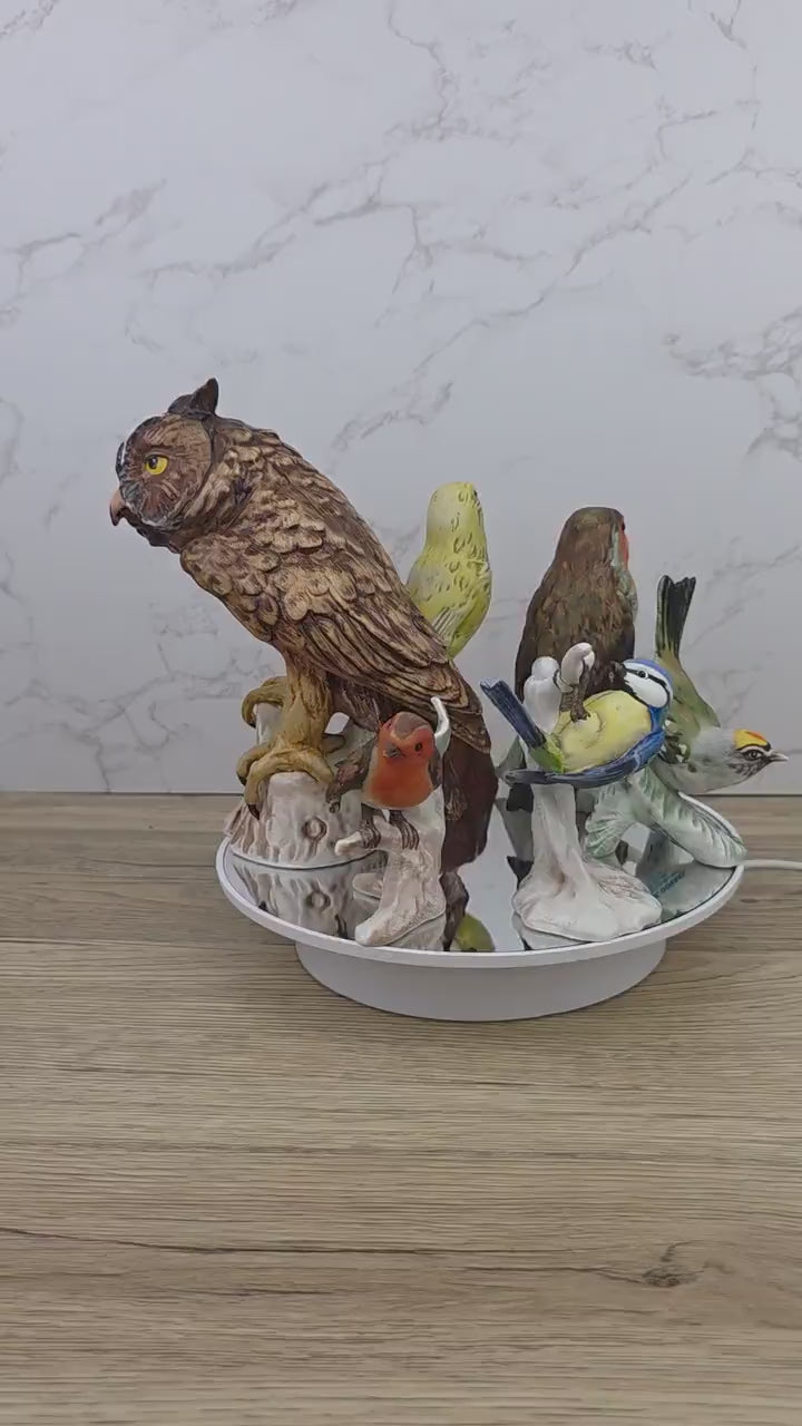 Goebel Robin Bird Figurine Rotkehlchen | Hummel W Germany Porcelain  Songbird on Branch Base Sculpture