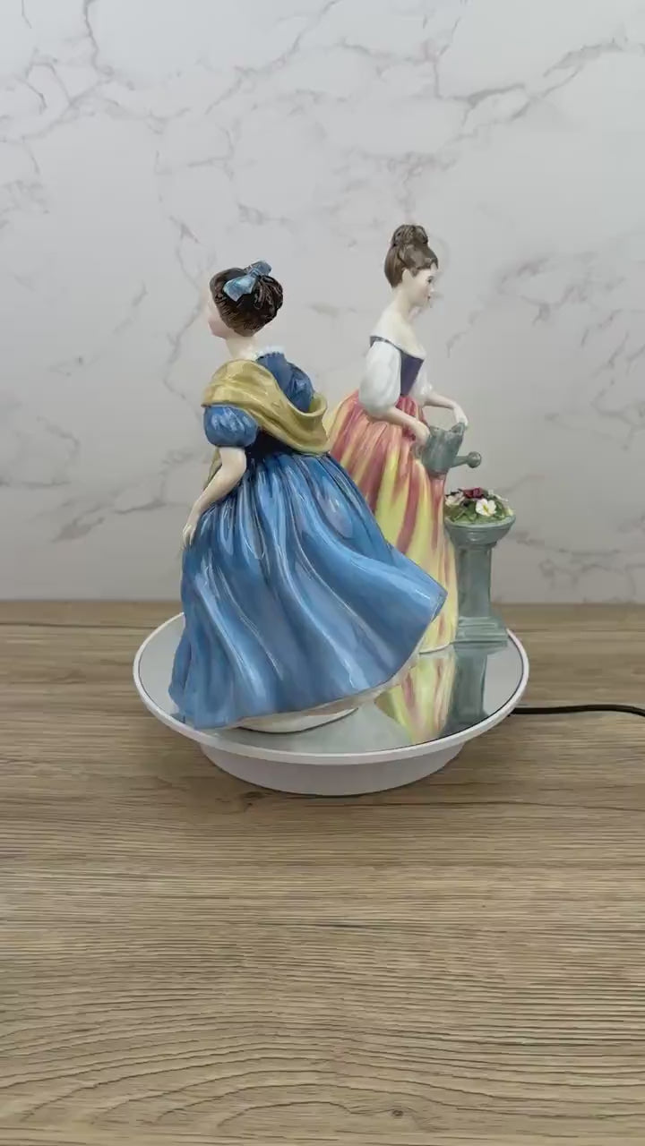 Vintage Royal Doulton Figurines, Large Porcelain Figure,  ALEXANDRA, HN3286, Lady Watering Flowers, Stunning Pretty Ladies Collectible Gifts